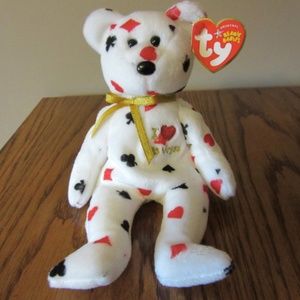 Beanie Baby LAS VEGAS Retired TY Beanie Babies Bear